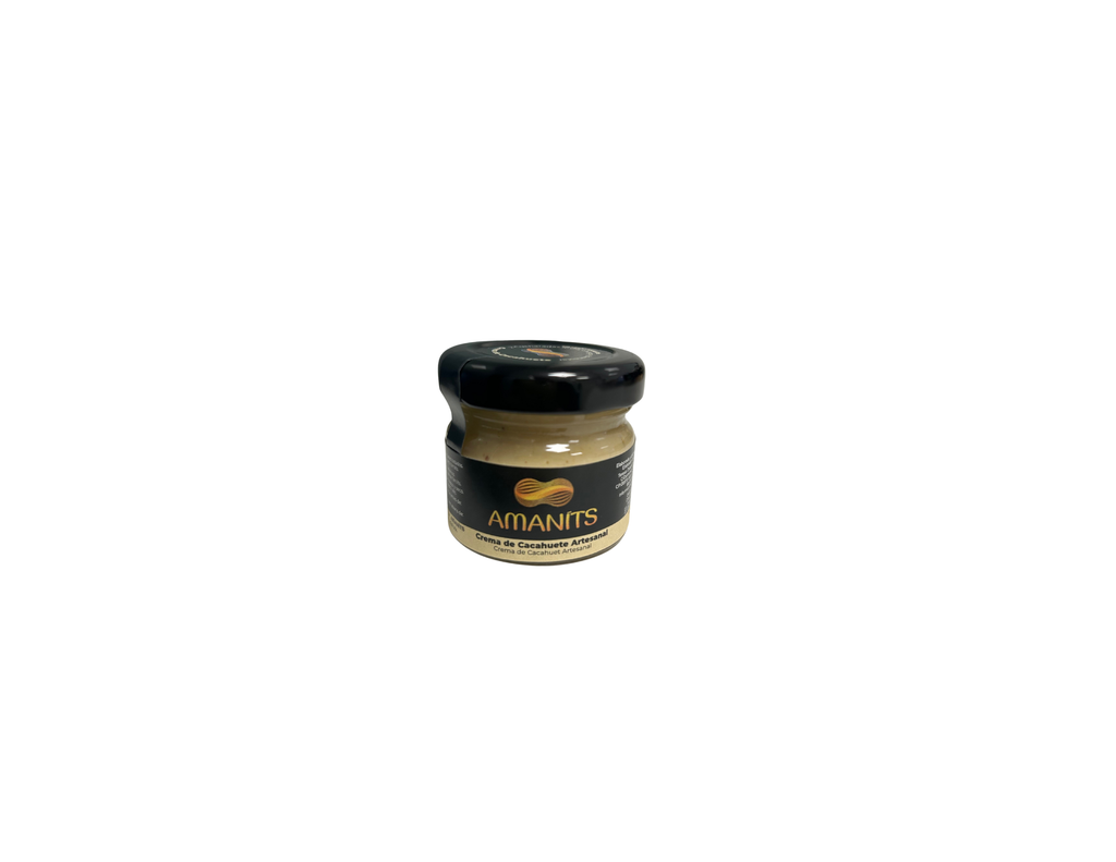 🥜 MINIS AMANITS · Crema de Cacahuete 100% Natural · 30 g