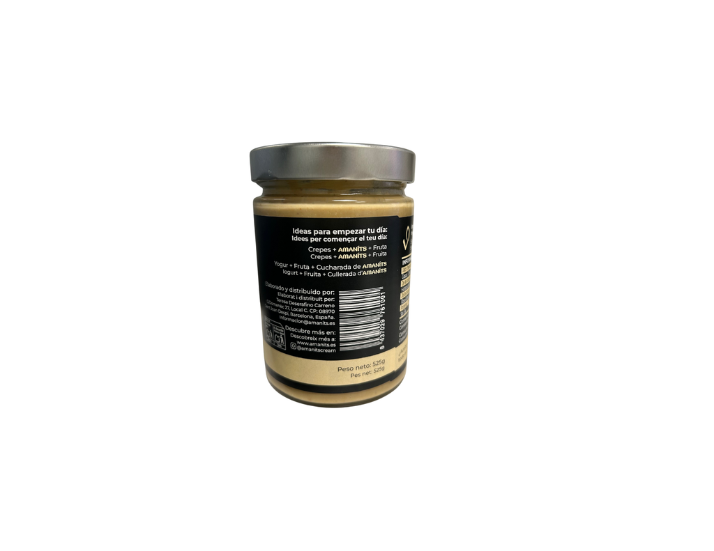 🥜 AMANÍTS · Crema de Cacahuete 100% Natural · 525 g